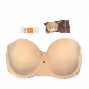 Natori Nude Strapless Underwire Bra New With Tag (Unattached)